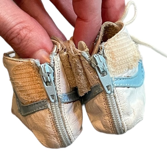 RARE 1984 Nike Michael Jordan Carolina Blue Gen 1 Sweet Dreams Baby Shoe Size 0 - Picture 11 of 11